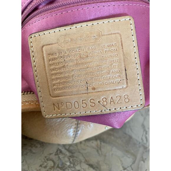 Bundle of 3 Vtg Rare Coach Ergo stud rivet camel Shoulder bag mini Wallet Y2K - Picture 9 of 9